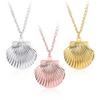 Zinc Alloy Necklace, Shell, fashion jewelry & Unisex 