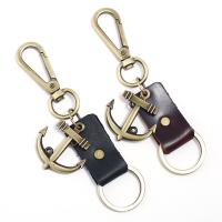 Zinc Alloy Key Clasp, with PU Leather, for man 