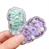 Hair Snap Clips, Lace, fashion jewelry & for woman 