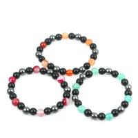 Gemstone Bracelets, Natural Stone, with Hematite, for woman 