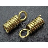 Brass Cord Tips, plated Approx 2.5mm 