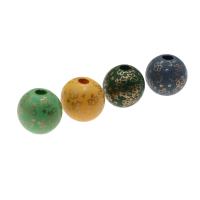 Printing Wood Beads, Round Approx 4mm 