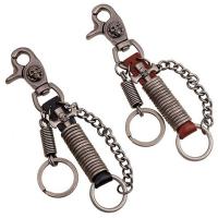 Zinc Alloy Key Clasp, with PU Leather, for man 160mm 