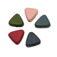 Perles en bois teints, triangle, plus de couleurs à choisir Environ 1mm, Vendu par PC