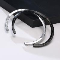 Stainless Steel Cuff Bangle, plated, fashion jewelry & for man 