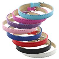 PU Leather Cord Bracelets, fashion jewelry & Unisex 210mm 
