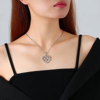 Stainless Steel Jewelry Necklace, Stainless Steel Pendant, Heart, polished, fashion jewelry & for woman 