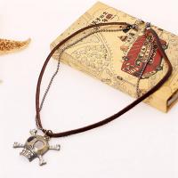 PU Leather Cord Necklace, Zinc Alloy, with PU Leather, Adjustable & Unisex brown, 68-75cm,0.3cm 