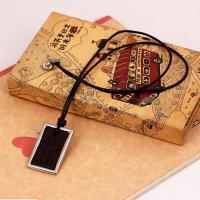 PU Leather Cord Necklace, Zinc Alloy, with PU Leather, Adjustable & Unisex, brown, 40-43cm,0.3cm 