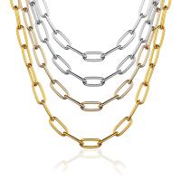 Eisen Kette Halskette, plattiert, Oval-Kette, keine, 6.7mm, Länge:50 cm, verkauft von PC
