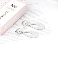 Stainless Steel Drop Earring, plated, fashion jewelry & for woman 