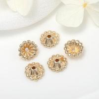 Messing Perlenkappe, goldfarben plattiert, verschiedene Stile für Wahl & für Frau, 10mm,8mm,6mm,7mm, verkauft von PC