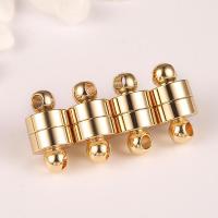 Brass Magnetic Clasp, gold color plated, with magnetic 