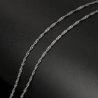 Stainless Steel Chain Jewelry, durable & DIY, 2mm 