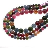 Gefärbte Achat Perlen, Turmalin Farbe Achat, rund, DIY, keine, 6mm,8mm,10mm, Länge:15 ZollInch, verkauft von Strang
