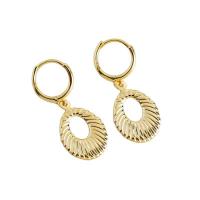 Huggie Hoop Drop Earring, Argent sterling 925, Rhinocéros, Placage, pour femme & creux, plus de couleurs à choisir Diamètre inté Environ 9mm, Vendu par paire