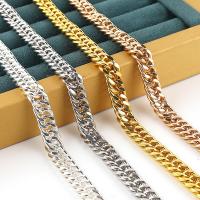 Iron Necklace Chains, plated, fashion jewelry & DIY & curb chain .6 Inch 