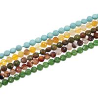 Mixed Gemstone Beads, Natural Stone, Round, DIY & faceted Inch 
