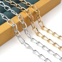 Aluminum Twist Oval Chain, plated, fashion jewelry & DIY 