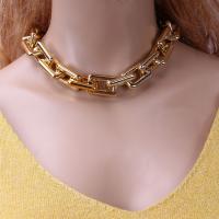 Fashion Choker Necklace, Zinc Alloy, fashion jewelry & for woman 42+5cm 