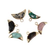 Gemstone Brass Pendants, with Gemstone, DIY & faceted 