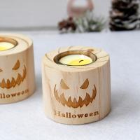 Wood Candle Holder, plated, durable & hardwearing & Corrosion-Resistant 