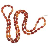 Ожерелья из красного агата, красный агат, Цилиндрическая форма, Женский & граненый, красный длина:62 см, продается PC