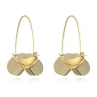 Brass Drop Earring, plated, for woman 