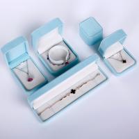 Boîte Cadeau de bijoux, velours de coton, normes différentes pour le choix, bleu, Vendu par PC