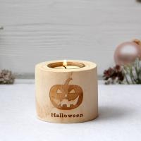 Wood Candle Holder, plated, durable & hardwearing & Corrosion-Resistant 