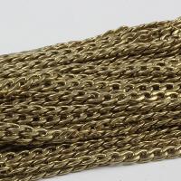 Brass Curb Chain, golden 
