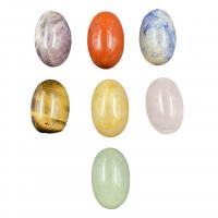 Décoration de pierre perles, Pierre naturelle, 7 pièces & unisexe, multicolore Vendu par fixé