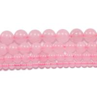 Natural Rose Quartz Beads, Round, polished, DIY, pink .9 Inch 