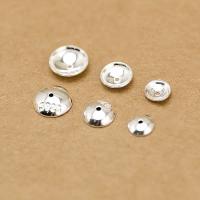 Sterling Silver Bead Caps, 925 Sterling Silver, Round 