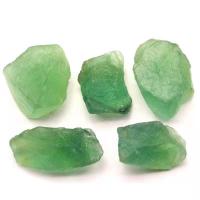 Gemstone Decoration, Green Fluorite, irregular, natural, green 