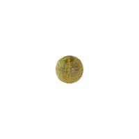 Natürliche Bernstein Perlen, rund, geschnitzt, DIY & verschiedene Größen vorhanden, goldfarben, verkauft von PC