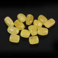 Natürliche Bernstein Perlen, Baltikum gelber Amber, Unregelmäßige, DIY & verschiedene Größen vorhanden, gelb, verkauft von PC