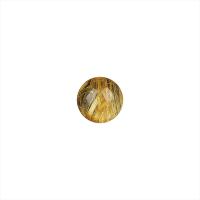Rutilquarz Perlen, Rutilated Quarz, rund, DIY & verschiedene Größen vorhanden, goldfarben, verkauft von PC