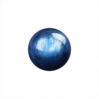 天然の藍晶石ビーズ, カヤナイト(藍晶石), ラウンド形, DIY & 異なるサイズの選択, ブルー, 売り手 パソコン