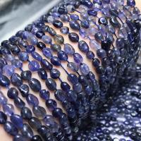 Iolite Beads, irregular, DIY, purple cm 