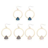 Zinc Alloy Drop Earring, Acetate, with Zinc Alloy, for woman 