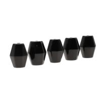 Natural Black Agate Beads, Polygon, DIY, black Approx 2mm 