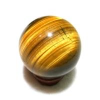Gemstone Decoration, Tiger Eye, natural, for home and office, mixed colors, 50mm 