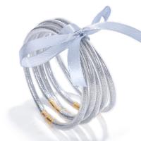 Bracelet de bijoux de silicone, bijoux de mode & multicouche & pour femme, plus de couleurs à choisir, Vendu par PC