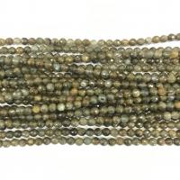 Labradorite Beads, Moonstone, Round, polished, DIY & faceted, green, 6mm cm 