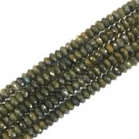 Labradorite Beads, Moonstone, Flat Round, polished, DIY & faceted, green cm 