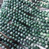 Verde+Jade Abalorio, Esférico, pulido, Bricolaje, verde, longitud:38 cm, Vendido por Sarta