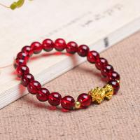 Natural Garnet Bracelet, fashion jewelry & for woman, red, 8mm 