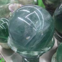 Décoration de pierre perles, La fluorite pourpre, vert, 70-80mm, Vendu par PC