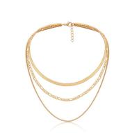 Fashion Multi Layer Necklace, Zinc Alloy, with 3.9 lnch extender chain, plated, for woman & multi-strand 35cm,40cm,45cm 